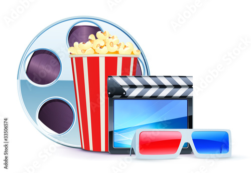 Photo: cinema background cinema background