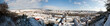 winter pano of Wuerzburg Germany