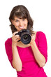 Foto: Mädchen mit Kamera Mädchen mit Kamera