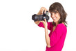 Photo: Fotografin mit Kamera Fotografin mit Kamera