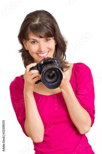 Photo: Mädchen mit Kamera Mädchen mit Kamera