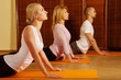 Photo: Group doing yoga exercise Group doing yoga exercise