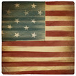 Vintage square shaped old american patriotic background. Isolate Vintage square shaped old american patriotic background. Isolate