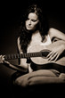 girl and guitar