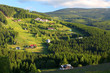 Beautiful green landscape of a mountain.