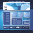 Abstract business web site design template vector Abstract business web site design template vector