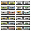Set - Audiokassetten, Musikkassetten, Kassetten - Kollektion