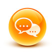 icône conversation /  speech bubble icon