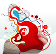 Vector: splash de tinta en vector splash de tinta en vector