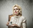 Snobbish old lady