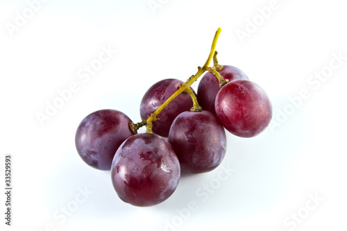 Photo: fresh grape fruit isolate fresh grape fruit isolate