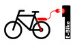 Symbol für E-Bike-Ladestation