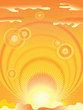 Orange background