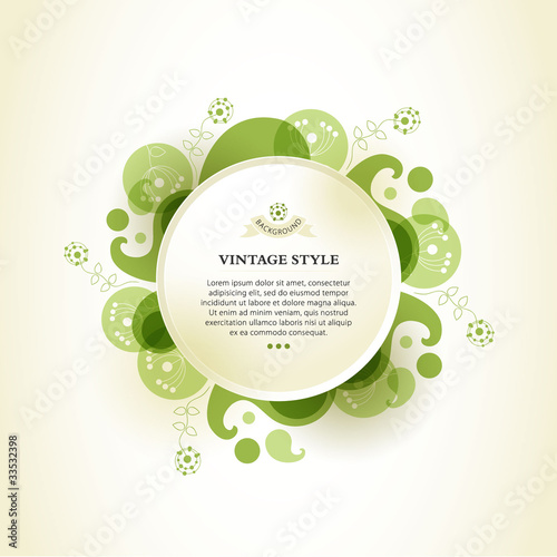 Vector: Vintage background Vintage background