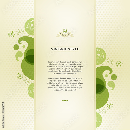 Vector: Vintage background Vintage background