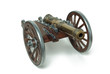 Foto: Ancient cannon on wheels Ancient cannon on wheels
