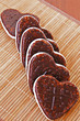 Glazed ginger cake, in the form of a heart
