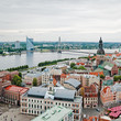 View over Old Town of Riga, Latvia