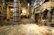 interior duomo de siena en italia