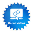 Online Videos on blue star button