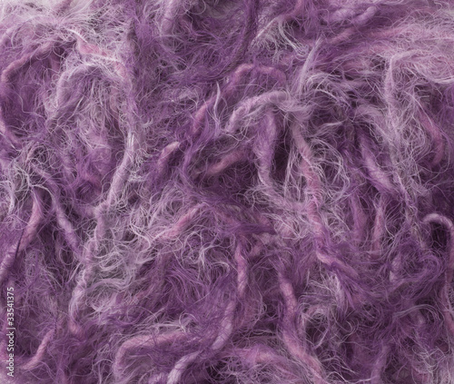 Photo: colored wool fibre background colored wool fibre background
