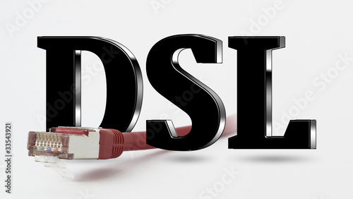 Illustration: dsl netzwerk stecker telefon internet entertainment pc dsl netzwerk stecker telefon internet entertainment pc