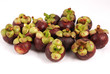 Mangosteen  isolated on white background