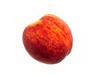 peach on white background