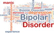 Bipolar disorder background concept