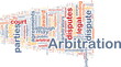 Arbitration background concept Arbitration background concept
