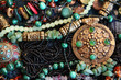 Background - east female ornaments Background - east female ornaments