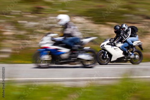 Photo: moto - sorpasso mosso moto - sorpasso mosso