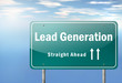 Highway Signpost "Lead Generation"