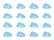 Vektor: Vector Icons for Cloud Computing Vector Icons for Cloud Computing