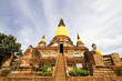Buddha Status at Wat Yai Chaimongkol, Ayutthaya, Thailand
