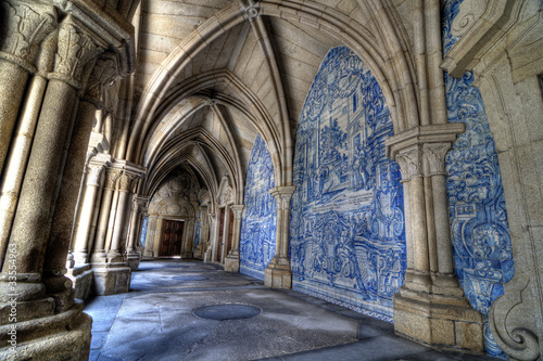 Photo: Sé Cathedral cloister, Porto, Portugal Sé Cathedral cloister, Porto, Portugal