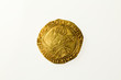 Gold unite of Britain's King Charles I, obverse Gold unite of Britain's King Charles I, obverse