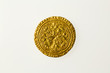 Gold half noble of Britain's King Edward III, reverse Gold half noble of Britain's King Edward III, reverse