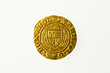 Gold quarter noble of Britain's King Henry VI, obverse Gold quarter noble of Britain's King Henry VI, obverse