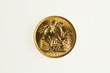 Gold sovereign of Queen Victoria, reverse Gold sovereign of Queen Victoria, reverse