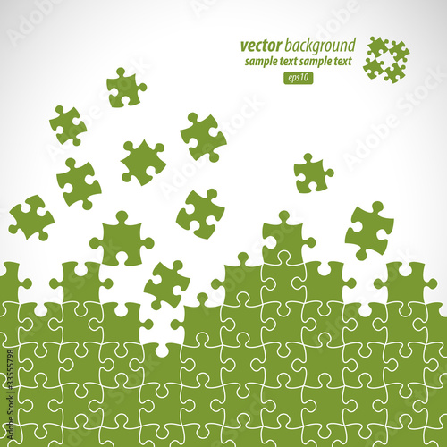 Vector: Puzzle pieces vector design Puzzle pieces vector design