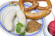 Weißwurst mit Breze und Senf