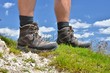 Wanderschuhe am Berg Wanderschuhe am Berg