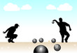 joueurs de pétanque
