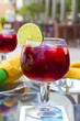 Sangria im Glas