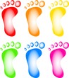 Colourful Feet