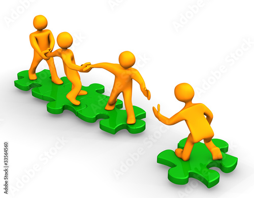 Illustration: Teamwork Help Teamwork Help