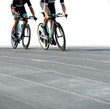 Foto: Ciclisti e strada Ciclisti e strada