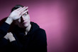 Foto: Young woman suffering from severe depression Young woman suffering from severe depression