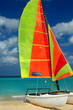 Colorful sail boat Colorful sail boat
